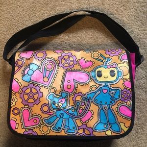 Peachtree play things colorful messenger bag 15 x 10